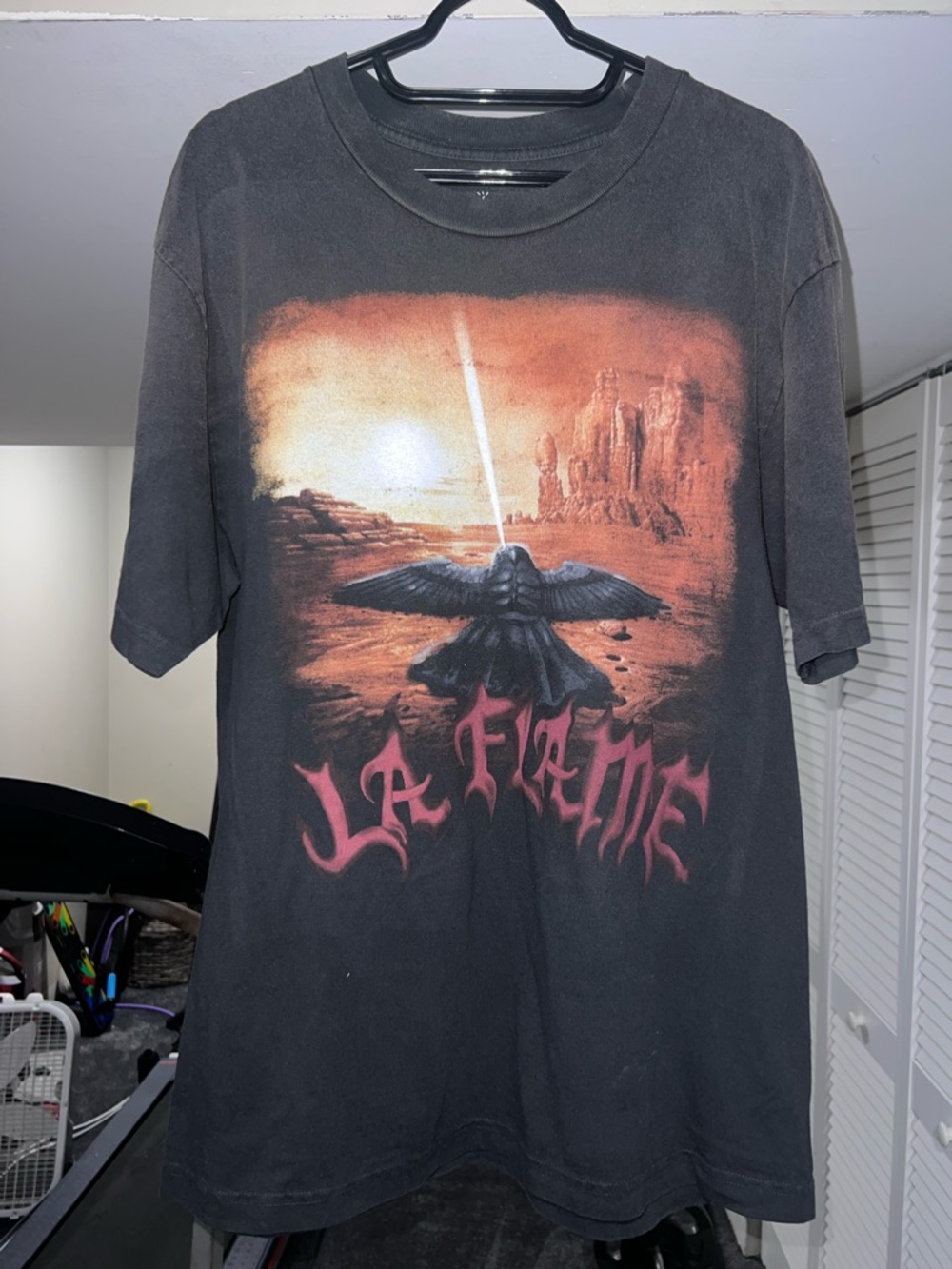 Travis Scott Coachella exclusive la flame t shirt size Large
